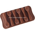 Silicone spoon chocolate shape cake mold